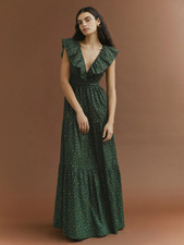 Reformation Fairfield Dress in Coriander Size 2