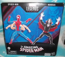 MARVEL LEGENDS WALMART EXCLUSIVE SIX ARM SPIDERMAN  VS VAMPIRE MORBIUS FIGURE