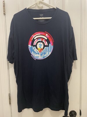 Pokemon Go Fest 2021 Shirt  Size 4XL Blue Pokemon Center Exclusive Event Promo