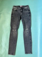CAbi Skinny Leg Jeans - High Rise: Gray Bottoms, size 0, Perfect Condition