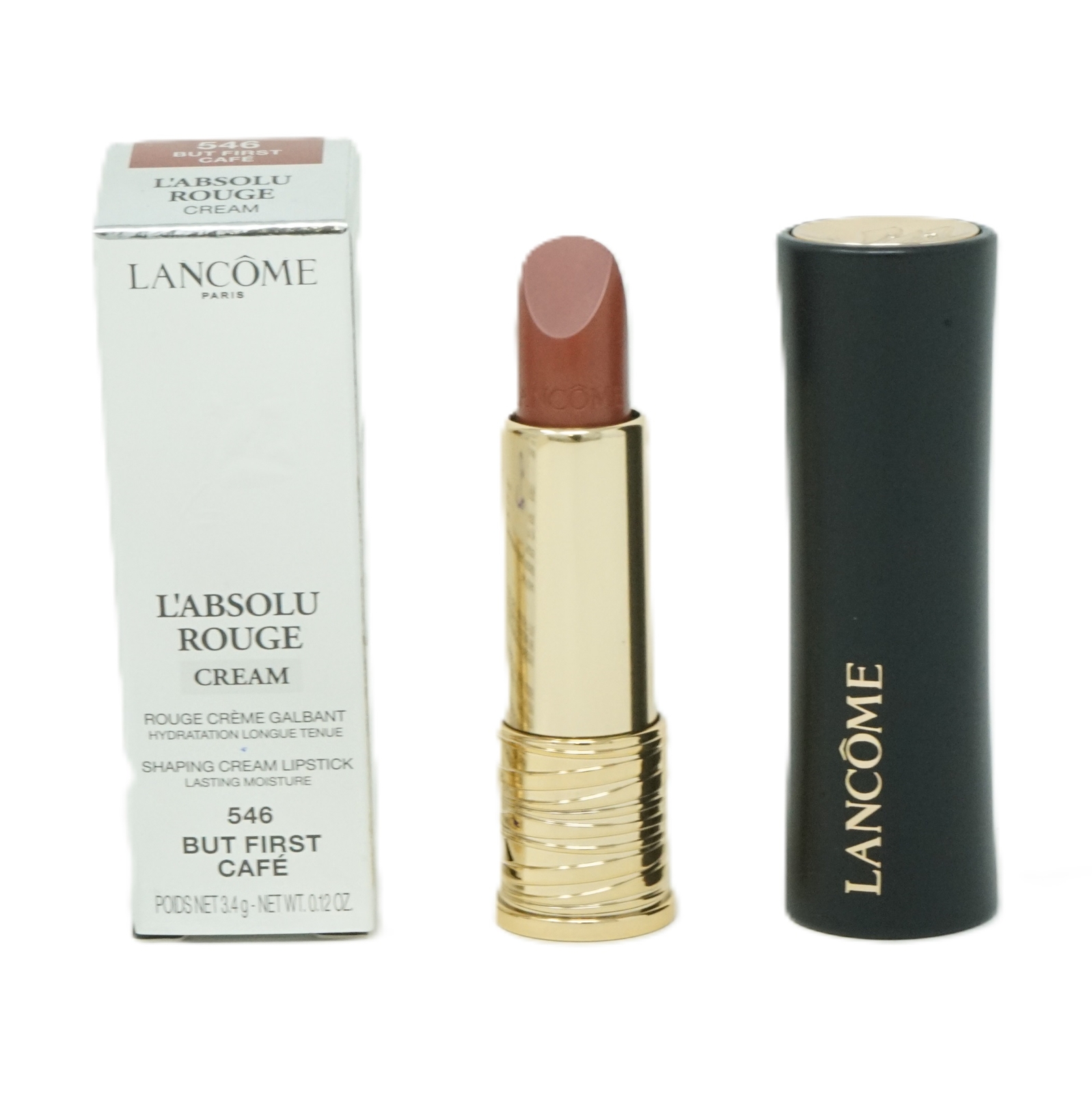 Крем для губ Lancome Absolu Rouge Cream Lippenstift 3,4г But first Cafe 546