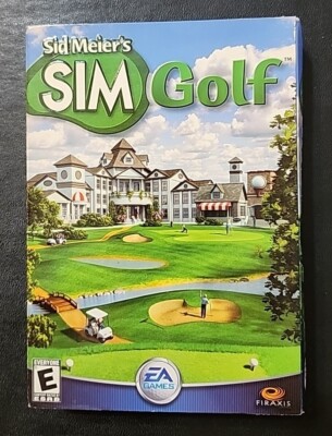 Sid Meier s Sim Golf PC Game CD-ROM Windows 95/98/XP/ME 2002