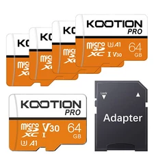 3/5Pack 64GB Micro SD TF Card Memory Card SDXC Class 10 For Samsung Android