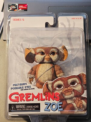 NECA TOYS GREMLINS SERIES 5 ZOE MOGWAI ACTION FIGURE NEW IN PACKAGE