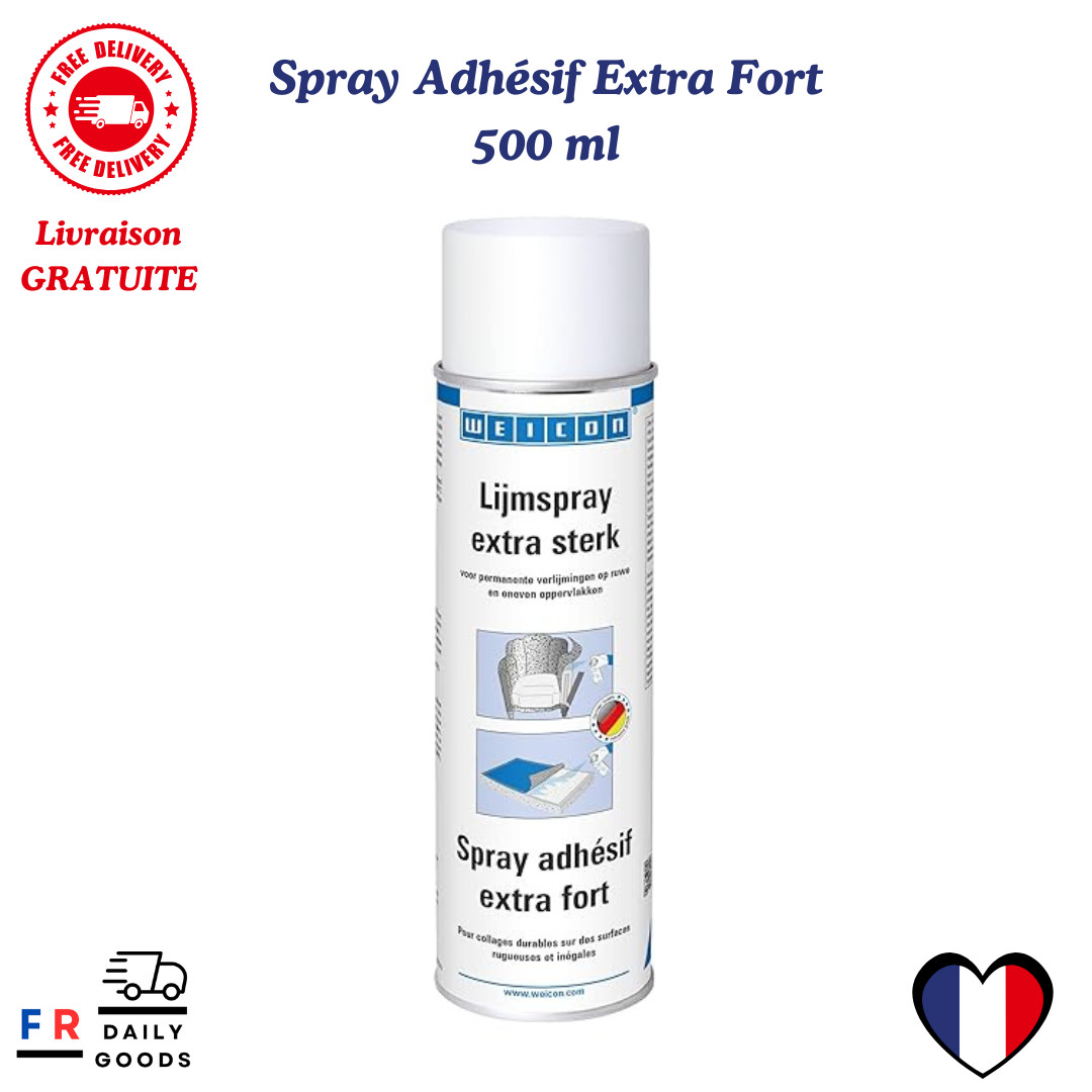 Colle ciel de toit voiture 500 ml spray pour rénover son habitacle