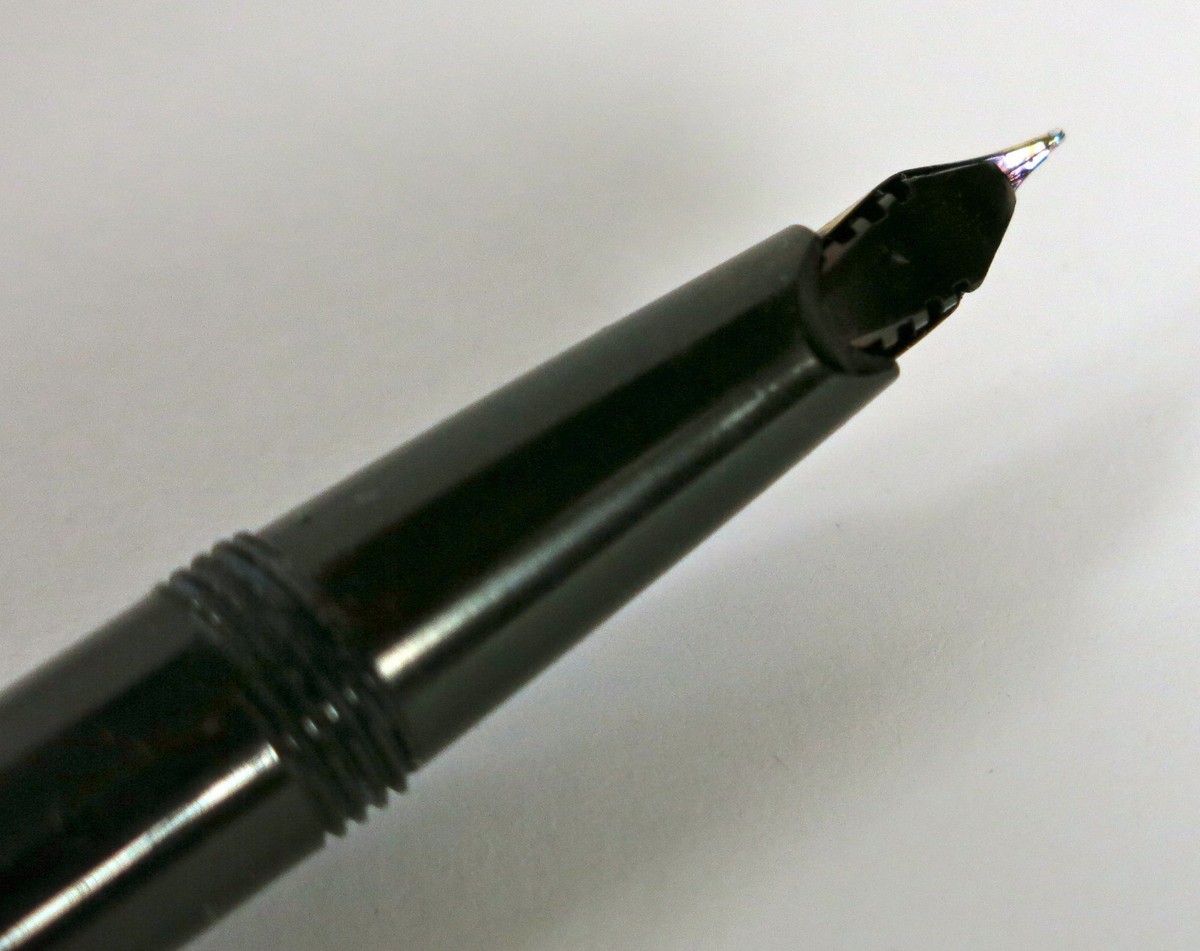 Stylo Plume Bayard Souverain De Luxe - Plume En Or 18 Carats - Occasion (petit Choc)