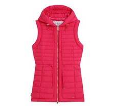 Woolrich Women's Hibiscus Vest With Hood Fuchsia CFWWVE0015FRUT2635
