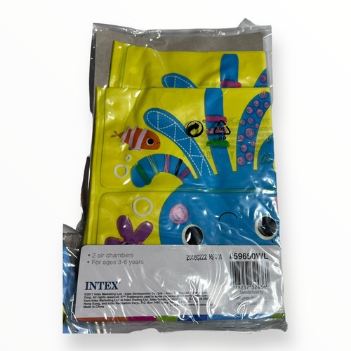 4 Intex Inflatable Water Wings Arm Bands Training Kids 3-6 NIP Dinosaur Mermaid - Picture 8 of 9