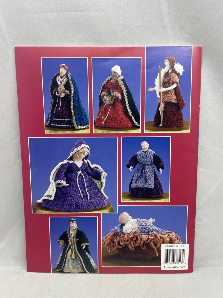 Presépio Noite Santa Crochê Padrão Livro Layfield Annies Sótão Natal 873513 - Imagem 2 de 4