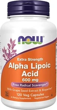 Ácido alfa lipoico 600 mg Apoya el metabolismo de la glucosa y la salud nerviosa