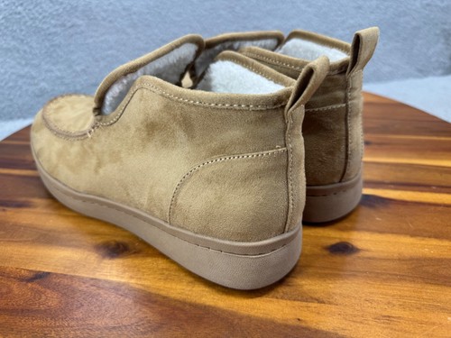 Eva & Zoe Women's Snowmass Slip On Slippers Size 10 Shoes Tan Boots Moccasins - 第 4/11 張圖片