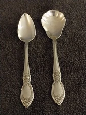 Oneida Community Plantation Sugar Spoon & Grapefruit Spoon Very Nice HTF