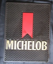 VINTAGE MICHELOB  BEER RUBBER BAR MAT