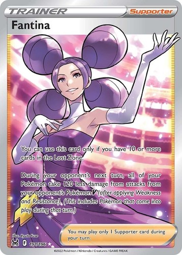fantina pokemon card price Fantina (Full Art) - SWSH11: Lost Origin [ULTRA RARE]