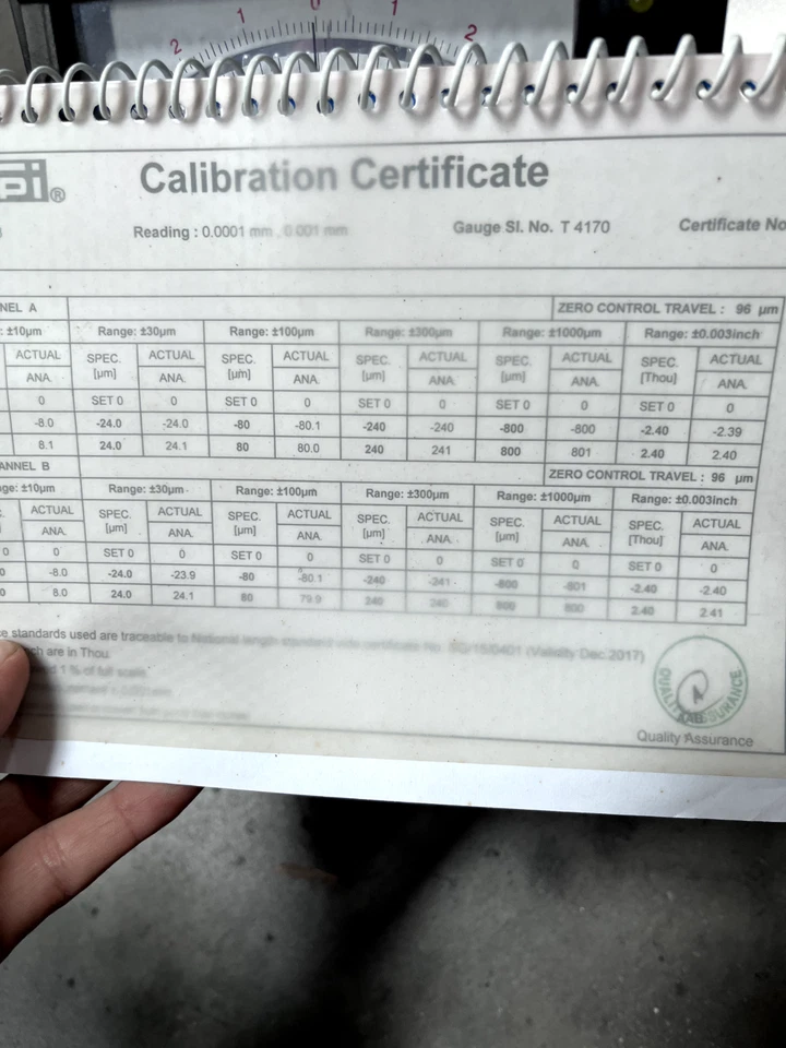 SPI 10μm to 50μm SPC Analog Comparator 31-842-8 - Image 2 of 2