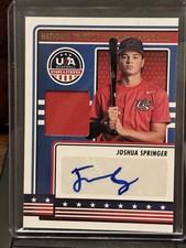 2023 Stars and Stripes Development Signatures Materials #64 Joshua Springer