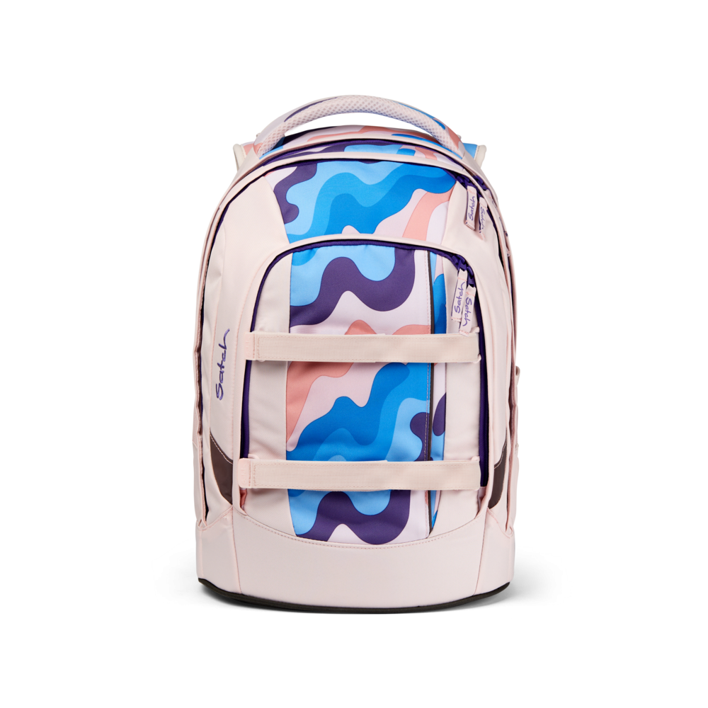 ZAINO scuola SATCH PACK ergonomico ROSA materiale riciclato CANDY CLOUDS