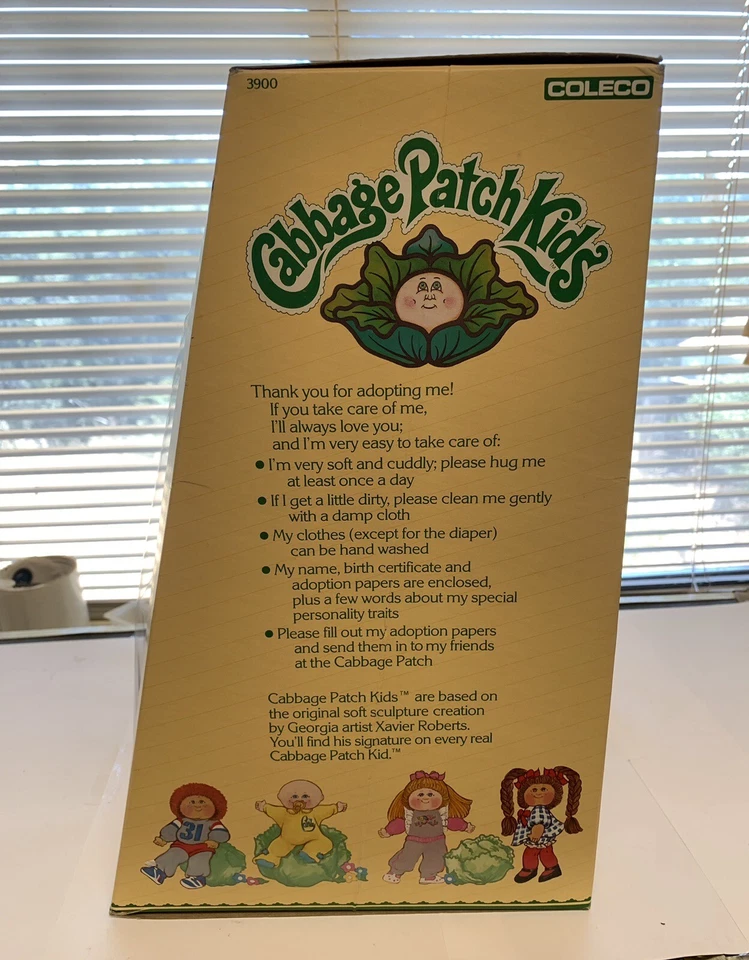 Vintage 1985 Cabbage Patch Kid, Rosie Veronica New In Box  - Image 4 of 4