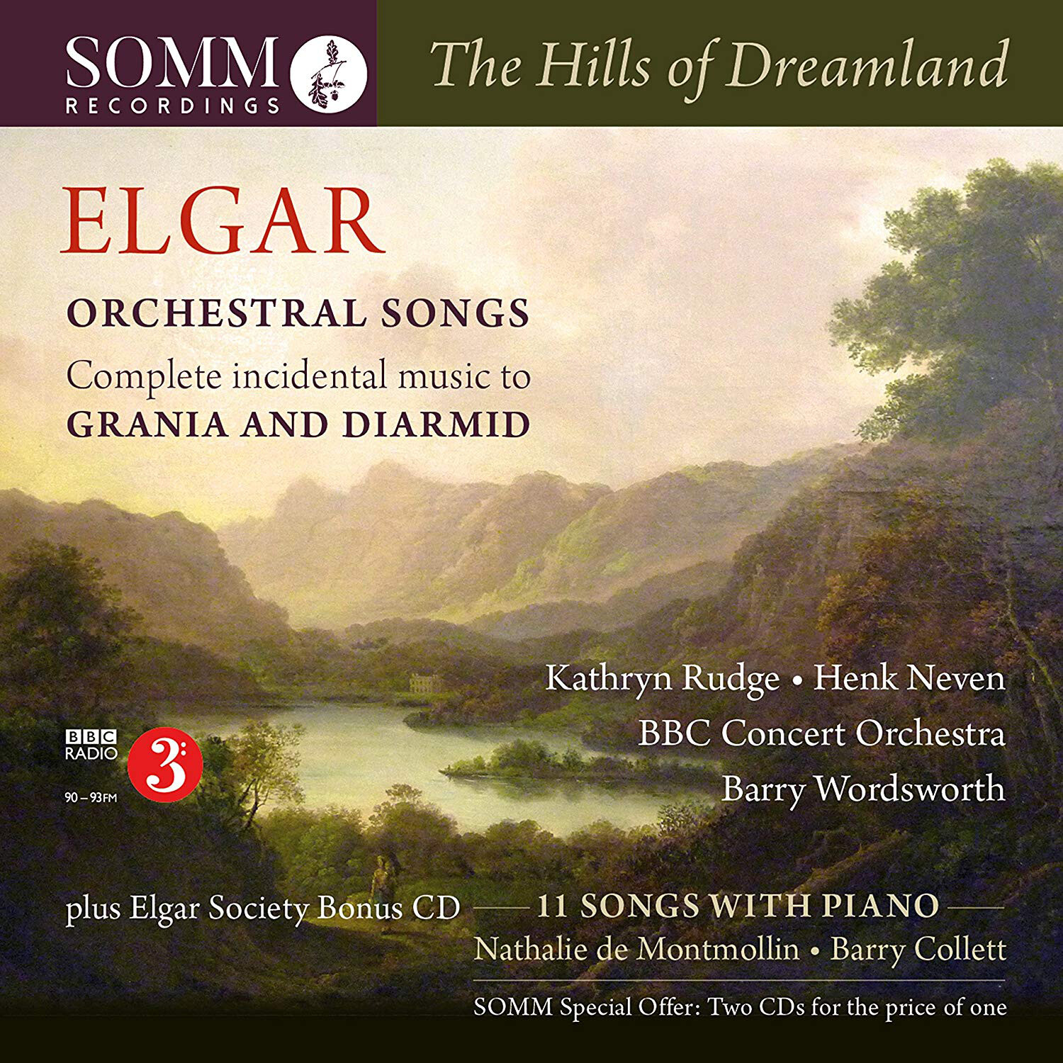 Edward Elgar Elgar: The Hills of Dreamland: Orchestral Songs: Complete Inci (CD)