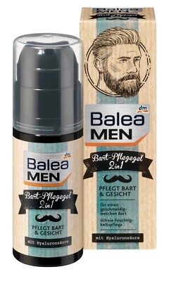 Balea MEN Bart-Pflegegel 2 in 1 für Bart und Gesicht, 50 ml