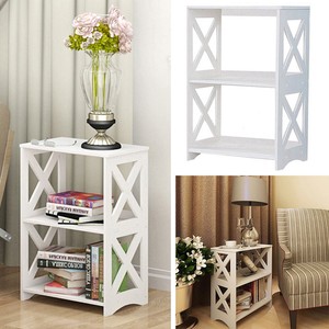 Wood Corner Bedside Table Nightstand Coffee Tea Side End Lamp Desk Shelf Storage Ebay