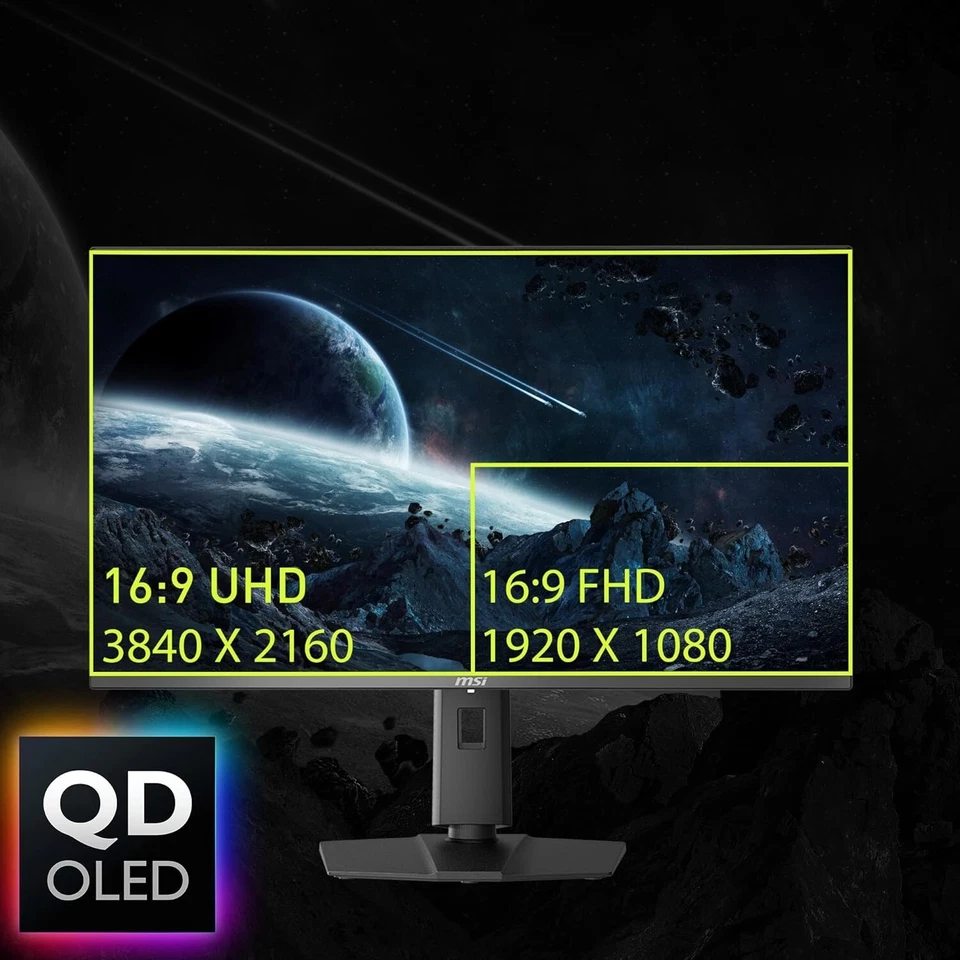 MSI MAG 321UPX QD-OLED, 32" 4K UHD Quantum Dot OLED Gaming Monitor, 240Hz - Image 2 of 3