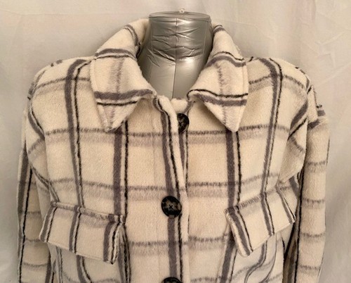 CHAQUETA LARGA DE MUJER RARA NUEVA CON ETIQUETAS Ava + Viv - Talla 2X / XXL - Abrigo suave de invierno - Imagen 2 de 7