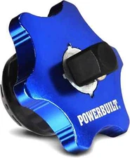 Powerbuilt 3/8 Inch Drive Palm Ratchet Handle, Finger Ratchet, Stubby Blue HISTO