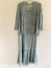 T. Carolyn Mother of Bride Wedding Guest Gala Mermaid Dress with Jacket Size L