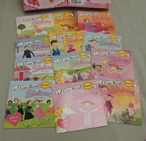 Pinkalicious Phonics Box Set (I Can Read Phonics) - 12 Paperbacks NEW BOX SET - Picture 3 of 11