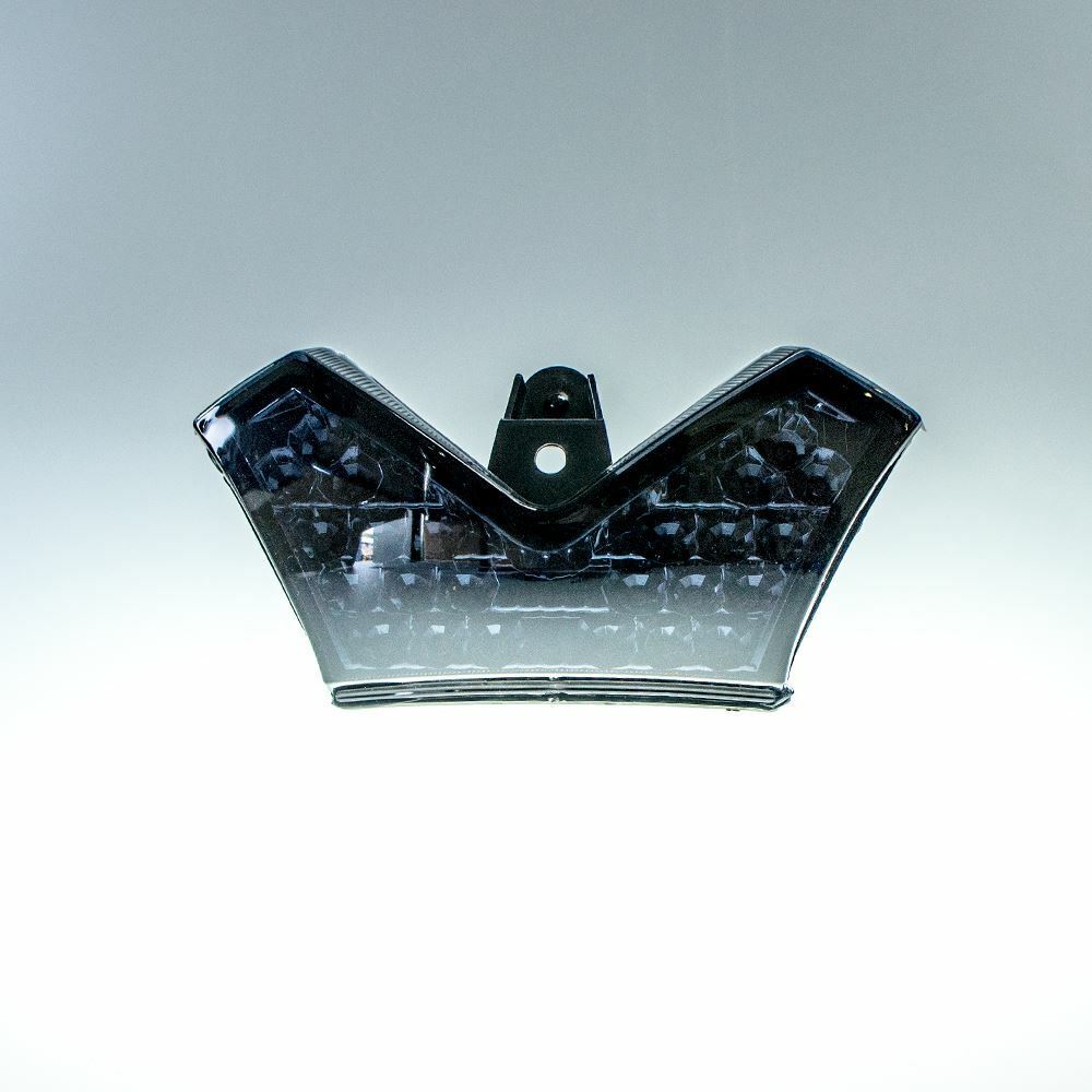 Smoked LED Tail Light with Integrated Indicators for Kawasaki ZZR 1400 06-20
