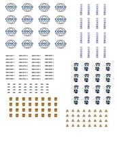 HO Scale Container Decals. " Cosco Shipping " 
