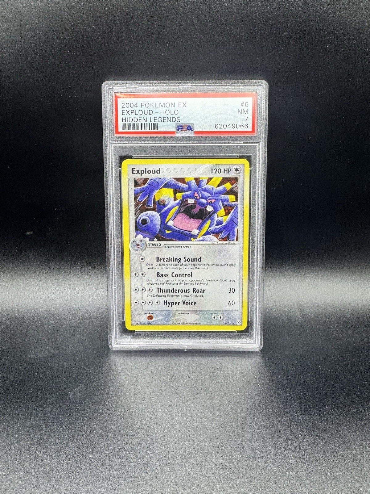 Exploud 6/101 Hidden Legends Holo PSA 7