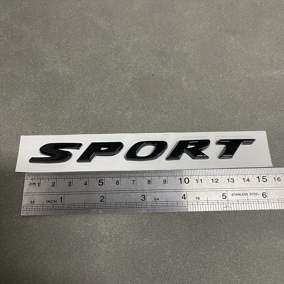 Rear Trunk Lid Letter Logo Emblem Nameplate Gloss Black Fits Honda ACCORD CIVIC Foto 4 de 4