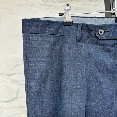Cremieux Blue Glen Plaid Suit Loro Piana Super 130’s Fabric 42 Reg 36x30 Pants - Picture 14 of 18