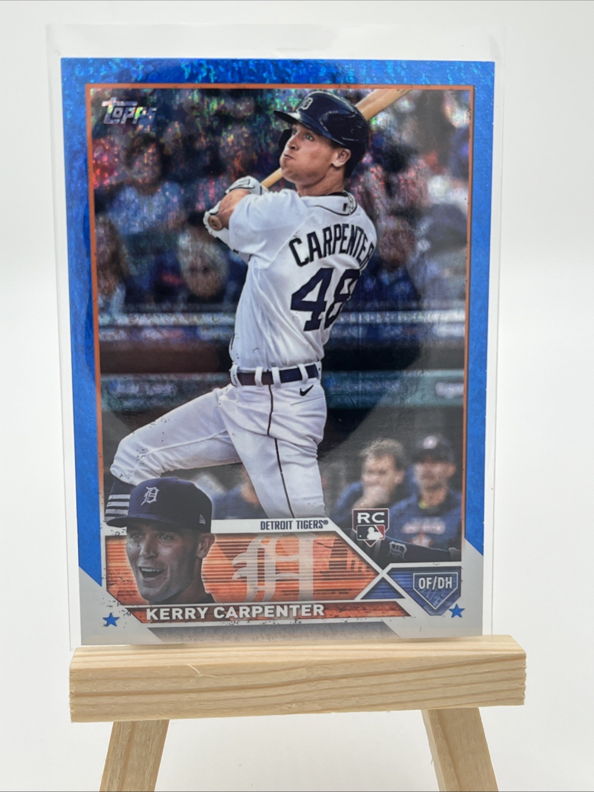 2023 Topps Series 2 - Kerry Carpenter #394 Blue Foil /999 (RC)