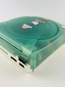 Sega Dreamcast Hello Kitty Skeleton Blue HKT-3000 Console Set Tested