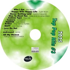 CUSTOM KARAOKE 2025 TOP POP v3 12 GREAT SONGS cdg CD G RARE Sheeran KPop Demon 