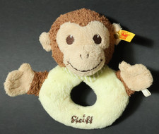 Steiff Affe Jocko Rassel Baby Stofftier Äffchen monkey Affen 240171 Hand Puppe