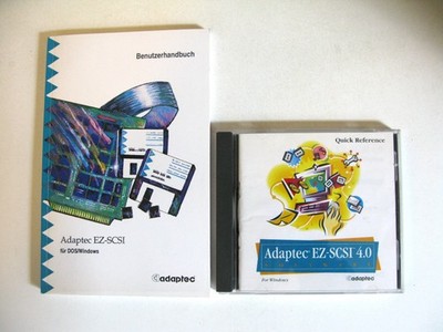 PC Software ''Adaptec EZ-SCSI 4.0'' für Windows 95 mit deutschen Benutzerhandbuch