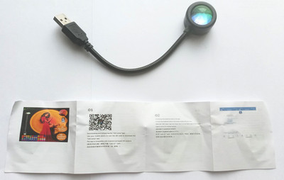 Sonnenuntergang Lampe LED Nachtlicht Projektor USB Foto Atmosphäre Licht Neu