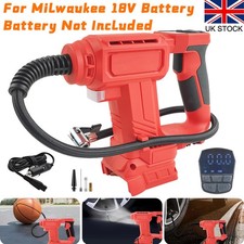 120PSI Cordless Car Tyre Inflator Portable Air Compressor Pump For Milwaukee 18V