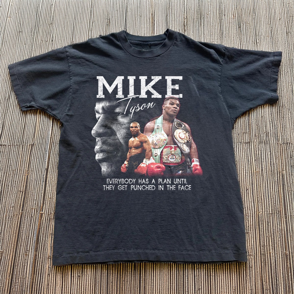 HOT! MMA Mike Tyson Boxing Gym Unisex Black T-shirt Size S-5XL