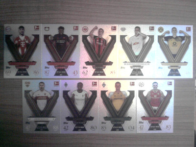 TOPPS MATCH ATTAX BUNDESLIGA 2025/2026: ALLE 9 VICTORY KARTEN KOMPLETT