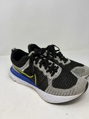 Nike React Infinity Flyknit CT2357-100 Men's 10.5 Black Volt