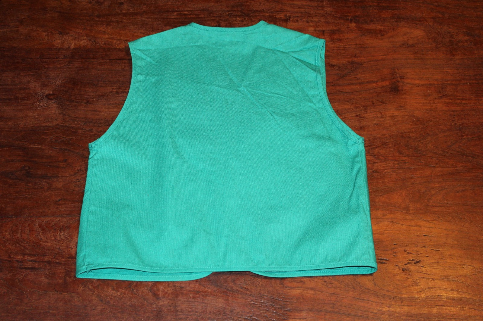 Girl Scouts Of America USA Uniform Vest Green Large Sewn Patches