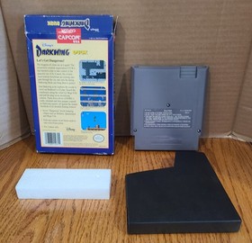 Nintendo NES Darkwing Duck Box,cart,protector works No Manual By Capcom