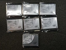 Lot of 7 Intel DC S3510  120GB SATA 2.5in  SSD  SSDSC2BB120G6P