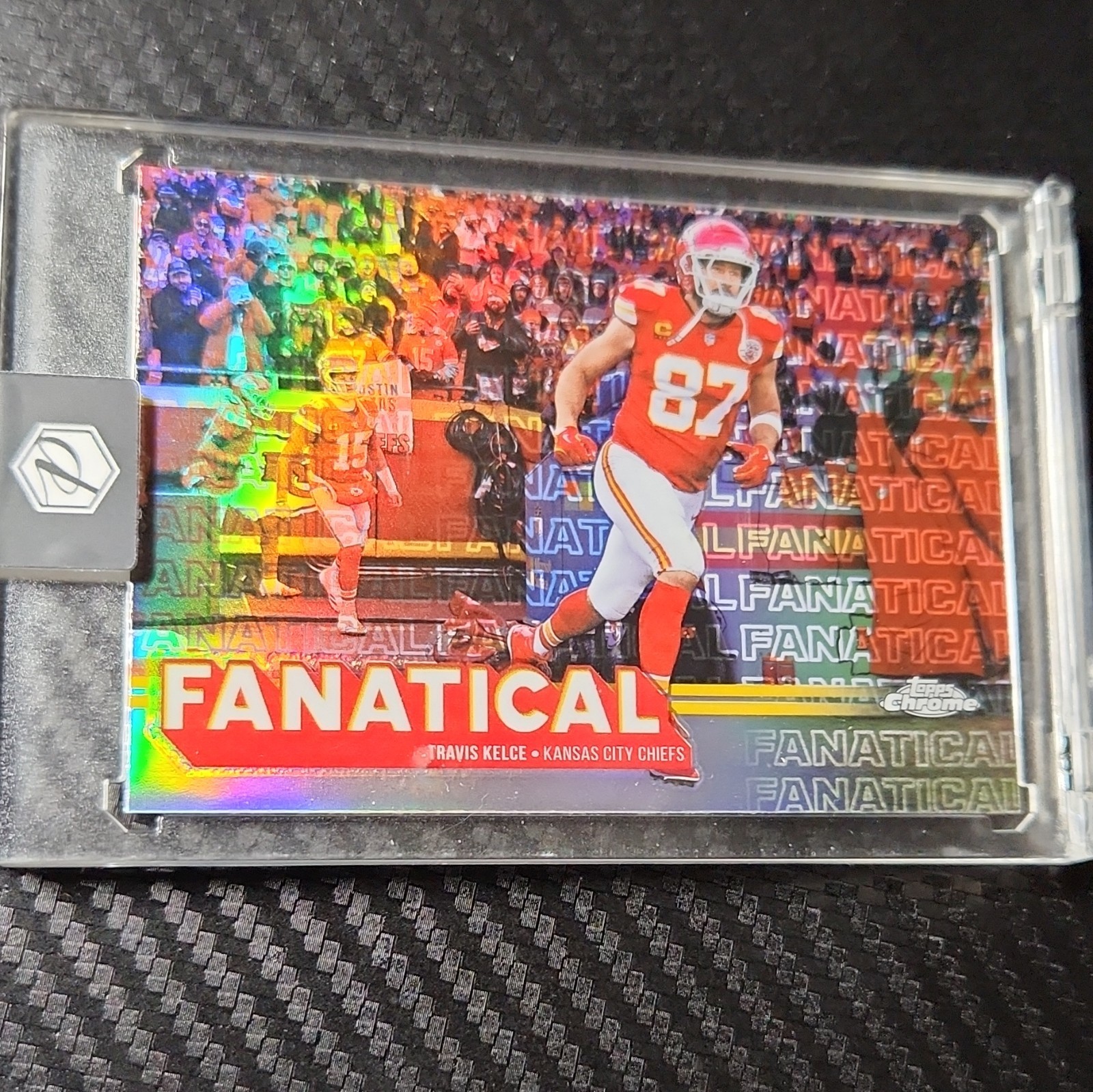 Topps 2025 Chrome Travis Kelce Fanatical Insert FF-29 Kansas City Chiefs