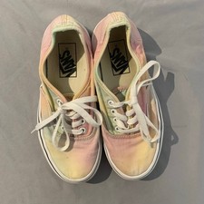 Vans Authentic Tie Dye Rainbow Ombre Canvas Sneakers Women s 5 / Men s 3.5
